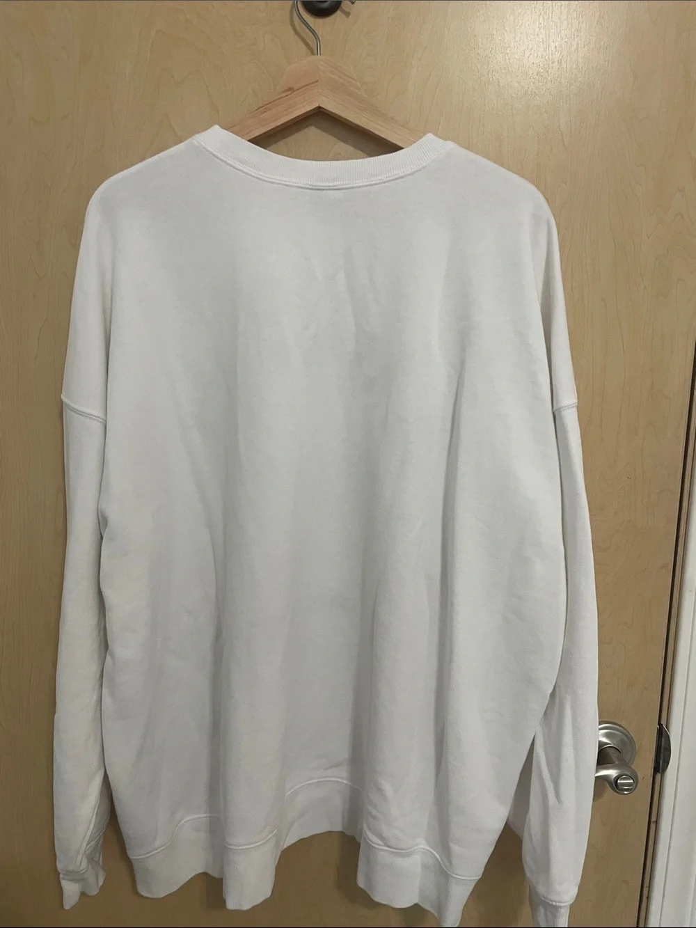 Wild Fable Amalfi Lemon Coast Oversized Sweatshirt XXL White Crewneck - Picture 5 of 8